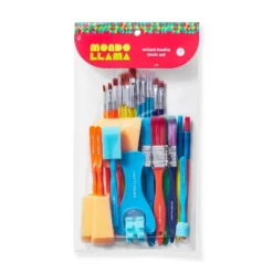25pc Mixed Media Tools Set - Mondo Llama™: Artist Paint Brushes & Applicators, Nylon & Wood, Multicolor, 7" Length 5 25pc Mixed Media Tools Set - Mondo Llama™: Artist Paint Brushes & Applicators, Nylon & Wood, Multicolor, 7" Length -Mondo Llama Shop GUEST 00a71d53 2474 4a88 9243 29cc610e012d