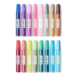 16ct Glitter Glue Pen Pack - Mondo Llama™: Multicolor Metallic Craft Embellishments, Art & Stationery, Ages 6+