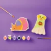 2ct Halloween Craft Wood Dog And Cat Painting Kit - Mondo Llama™