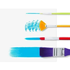 18pc Paintbrush And Palette Set - Mondo Llama™: Nylon Brushes For Watercolor, Oil, Acrylic, Tempera Painting -Mondo Llama Shop GUEST 14f55b95 6732 4ab3 8b0d b835158f829d