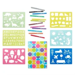20pc Super Sketches Stencil Set - Mondo Llama™