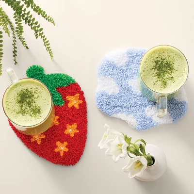 2ct Summer Craft Hot Pad/Coaster Punch Needle Kit - Mondo Llama™ 1 2ct Summer Craft Hot Pad/Coaster Punch Needle Kit - Mondo Llama™