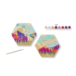 2pk Paint By Number Wood Cirlces - Mondo Llama™ -Mondo Llama Shop GUEST 21f14e9d 3c6a 4ec9 b691 c844efeac221