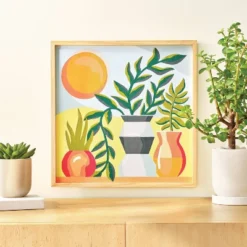 Boho Potted Plants Paint By Number Painting Kit - Mondo Llama™: Adult Craft Activity, Canvas & Acrylic Paints -Mondo Llama Shop GUEST 292575b9 67a4 4982 a66d 5f7716f440b7