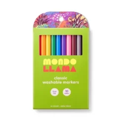 10ct Washable Markers Fine Tip Classic Colors - Mondo Llama™ 9 10ct Washable Markers Fine Tip Classic Colors - Mondo Llama™ -Mondo Llama Shop GUEST 2a0bc3ba 7ae8 4717 bfe0 1a79e853b506