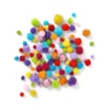 400ct Pom-Pom Combo Pack - Mondo Llama™: Multicolor Craft Embellishments, PET & Polypropylene, Ages 6+