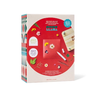 Floral Press With Frame Wood Craft Kit - Mondo Llama™: Flower Drying & Pressing Kit, Nature Art, Non-Toxic, Adult Craft 2 Floral Press With Frame Wood Craft Kit - Mondo Llama™: Flower Drying & Pressing Kit, Nature Art, Non-Toxic, Adult Craft - Image 2