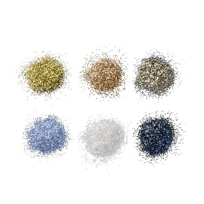 6ct Glitter Shaker Metallics - Mondo Llama™: Multicolor Craft Embellishments, PET Material, Ages 6+ 1 6ct Glitter Shaker Metallics - Mondo Llama™: Multicolor Craft Embellishments, PET Material, Ages 6+