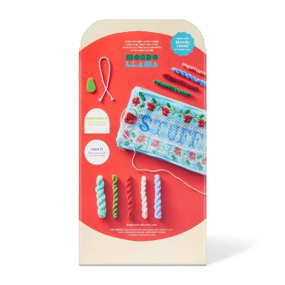 Summer Craft Stuff Pouch Cross Stitch Kit - Mondo Llama™ 3 Summer Craft Stuff Pouch Cross Stitch Kit - Mondo Llama™ - Image 3