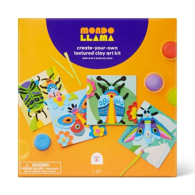 4ct Textured Clay Art Craft Kit - Mondo Llama™ 4 4ct Textured Clay Art Craft Kit - Mondo Llama™ - Image 4