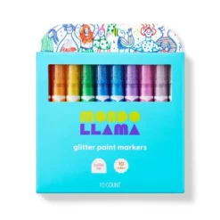 10ct Glitter Paint Markers Bullet Tip - Mondo Llama™ -Mondo Llama Shop GUEST 456c2547 8a8e 4dbe 8450 c0b0be5e194d