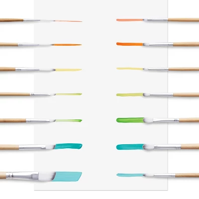 24pc Artist Paintbrush Set - Mondo Llama™ 3 24pc Artist Paintbrush Set - Mondo Llama™ - Image 3