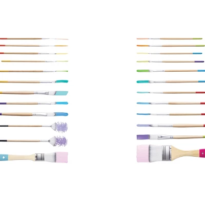 24pc Artist Paintbrush Set - Mondo Llama™ 6 24pc Artist Paintbrush Set - Mondo Llama™ - Image 6