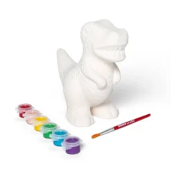 Paint-Your-Own Ceramic Dinosaur Craft Kit - Mondo Llama™: DIY Art Kit With Paint & Brush, Ages 8+