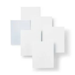 6pk 8"x10" Canvas Boards - Mondo Llama™: Art Canvases For Painting, White Paint Board, 1.5" Depth, 6 Count
