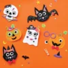 12ct Halloween Characters Foam Platter Craft Kit - Mondo Llama™
