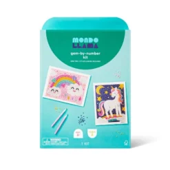 2pk 6''X6'' Gem Art Poster Unicorn/Rainbow - Mondo Llama™: DIY Gemstone Craft Kit For Kids, Ages 6+ -Mondo Llama Shop GUEST 527d7677 c893 4c86 aa80 8e4209512c1d