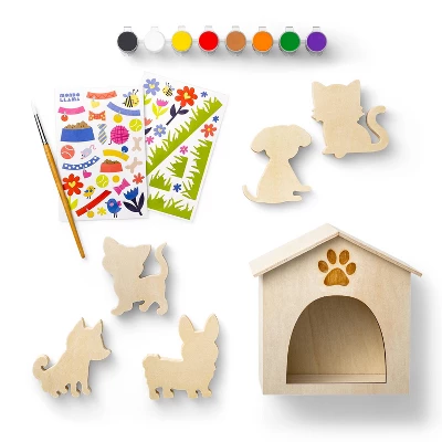 Paint-Your-Own Wood Pets Kit - Mondo Llama™ 1 Paint-Your-Own Wood Pets Kit - Mondo Llama™