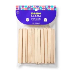 150ct Craft Sticks Natural - Mondo Llama™ 5 150ct Craft Sticks Natural - Mondo Llama™ -Mondo Llama Shop GUEST 5d45216a a0f4 466f b751 60e8e3ed6a0a