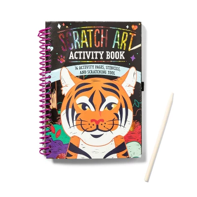 Scratch Art Book Craft Kit -Mondo Llama™: DIY Art Kit For Kids 6+, Includes Wooden Dowel & Paper, Choking Hazard Warning 1 Scratch Art Book Craft Kit -Mondo Llama™: DIY Art Kit For Kids 6+, Includes Wooden Dowel & Paper, Choking Hazard Warning
