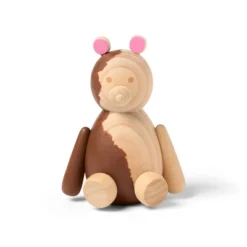 Turned Wood Bear - Mondo Llama™