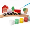 Train Set Kit With Tracks Painting Craft Kit - Mondo Llama™