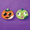 2ct Halloween Craft Wood Pumpkins - Mondo Llama™