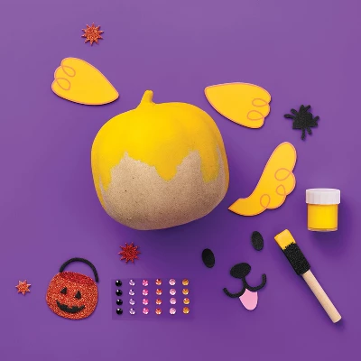 Halloween Craft Embellished Paper Mache Dog Pumpkin Painting Kit - Mondo Llama™ 2 Halloween Craft Embellished Paper Mache Dog Pumpkin Painting Kit - Mondo Llama™ - Image 2