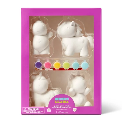 4ct Ceramic Unicorn Painting Craft Kit - Mondo Llama™ 4 4ct Ceramic Unicorn Painting Craft Kit - Mondo Llama™ - Image 4