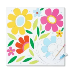 20" X 20" Paint-Your-Own Canvas Floral - Mondo Llama™ -Mondo Llama Shop GUEST 8fcb7b1e 7a53 497a bd5f 2e3239032bc2