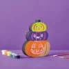 Halloween Craft Lit Paperboard Pumpkins Painting Kit - Mondo Llama™