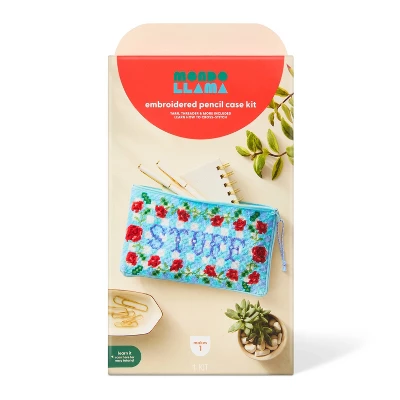Summer Craft Stuff Pouch Cross Stitch Kit - Mondo Llama™ 4 Summer Craft Stuff Pouch Cross Stitch Kit - Mondo Llama™ - Image 4