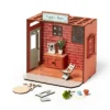 DIY 3D Miniature Coffee Shop Craft Kit - Mondo Llama™
