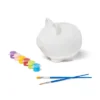 Paint-Your-Own Piggy Bank Craft Kit - Mondo Llama™: Ceramic Painting Coin Bank For Kids, Includes Paints & Brushes