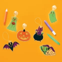 6ct Halloween Characters Suncatchers Craft Kit - Mondo Llama™