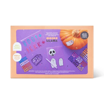 Halloween Craft Gem Art Pumpkin Decorating Kit - Mondo Llama™ 1 Halloween Craft Gem Art Pumpkin Decorating Kit - Mondo Llama™