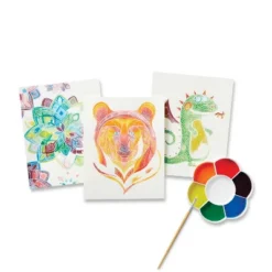 Kids' Watercolor Resist Painting Kit - Mondo Llama™ -Mondo Llama Shop GUEST c8fb236e 3492 41d5 9466 c758d56bb616