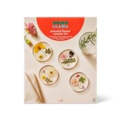 Pressed Flowers Resin Coaster DIY Art Kit - Mondo Llama™: Dried Flower Craft, Resin For Making Coasters, Adult Craft Kit -Mondo Llama Shop GUEST d86b46a8 0640 4407 abe2 7fbe44d0ec5b