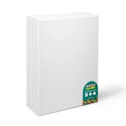6pk 9"x12" Stretched Canvas White - Mondo Llama™ -Mondo Llama Shop GUEST e3526bb0 96af 44e6 a0a0 a4ea0962756d