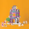 Halloween Craft Tabletop Haunted House Coloring Kit - Mondo Llama™