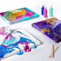 Cosmically Cool Paint Pouring Kit - Mondo Llama™ -Mondo Llama Shop GUEST f1915305 e5e2 4b91 a86e 2e678c92b25f