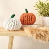 2ct Halloween Craft Finger Knit Pumpkins Kit - Mondo Llama™