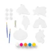 Create-Your-Own Suncatchers Kit - Mondo Llama™: DIY Painting Craft Kit For Kids, Includes 2 Brushes, 20 Pieces, Ages 6+
