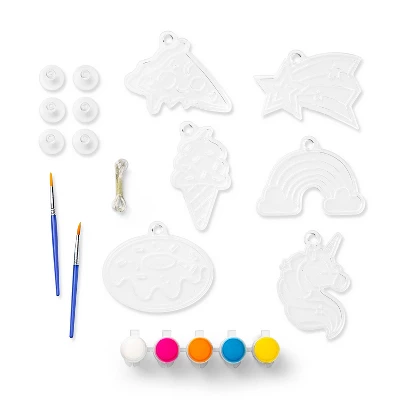 Create-Your-Own Suncatchers Kit - Mondo Llama™: DIY Painting Craft Kit For Kids, Includes 2 Brushes, 20 Pieces, Ages 6+ 1 Create-Your-Own Suncatchers Kit - Mondo Llama™: DIY Painting Craft Kit For Kids, Includes 2 Brushes, 20 Pieces, Ages 6+