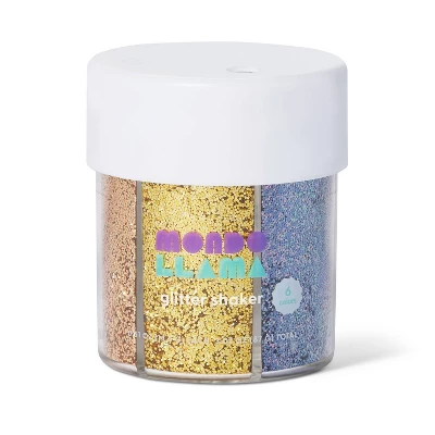 6ct Glitter Shaker Metallics - Mondo Llama™: Multicolor Craft Embellishments, PET Material, Ages 6+ 3 6ct Glitter Shaker Metallics - Mondo Llama™: Multicolor Craft Embellishments, PET Material, Ages 6+ - Image 3