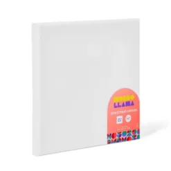7"x7" Stretched Canvas White - Mondo Llama™: Art Canvases For Painting, 0.6" Depth, Single Pack -Mondo Llama Shop GUEST fee022a8 9572 4cc6 8dc8 740dd42560ea